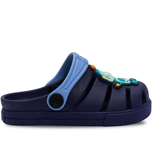 Sandalia Babuche Menino Nº 21 Ao 28 Moda Infantil Leve 12.74 (Marinho, br_footwear_size_system, todd