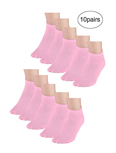 Allegra K Athletic Low Cut Ankle Socks-Stretch Cuffs Soft 10 Pairs2