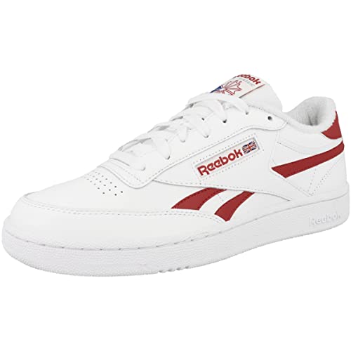 Image of Reebok Mens Club C Rev Trainers White /Red 7 (40.5)