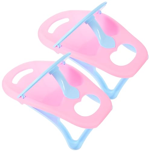 Frcolor 2個 高脚椅 小動物用チュアチェア ハムスター チンチラ モルモット対応 居心地良い遊具 家用ペットケージ装飾