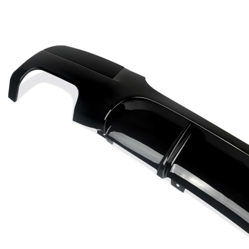 Parachoques trasero Performance para BMW Serie 3 E90 E91, difusor negro tuning 5