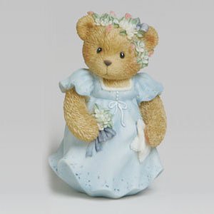 Cherished Teddies Demoiselle d'honneur, figurine Enesco aux détails peints à la main
