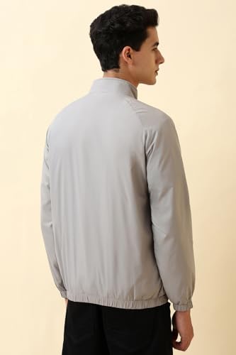 Image of Allen Solly Men's Regular Fit Solid Windcheater Jacket