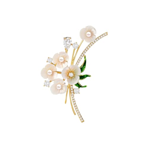 Image of Brooch Pins For Women Fashion Elegant Brooches Lapel Badges Coat Sweater Scarves Shawl Dress Accessory Wedding Party Prom Jewelry