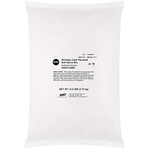 Frostline Soft Serve Ice Cream Mix, Birthday Cake, 6 lb Frostline Soft Serve Ice Cream Mix, Birthday Cake, 6 lb