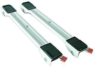 Qualtex Appliance Washing Machine Dryer Metal Castor Slider Rollers Trolley 272Kg Load Moves Heavy Duty Appliance Easy