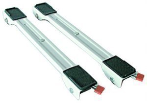 Qualtex Appliance Washing Machine Dryer Metal Castor Slider Rollers Trolley 272Kg Load Moves Heavy Duty Appliance Easy