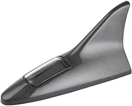 Frixen Auto Security Car Solar Power Energy LED Warning Tail Light Shark Fin Antenna UK Car Security Car Solar Power Energy LED Warning Tail Light Shark Fin Light (Grey)