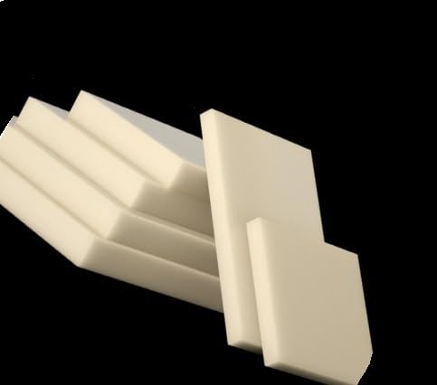 Placa de plástico ABS beige de alta densidad y acabado uniforme de 20 mm