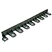 Produktbild Jardinion Rasenkanten, Beeteinfassung, Beetumrandung, PE/PP 60mm Schwarz, Umrandung Gartenbeet oder Kiesbeet