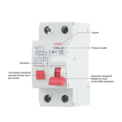 RCBO MCB 30mA Évitez les pannes électriques avec ce disjoncteur différentiel