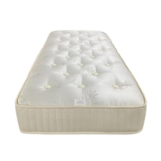 Valle di lana - Materasso a Molle Artigianale, Made in Italy, Altezza 25 cm (Cotone-Cotone, Singolo-Canapa)