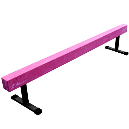 Z Athletic Off Ground Training Balance Beam for Gymnastics (Pink, 18