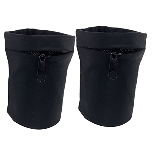 LIFKOME 2個 ランニング用伸縮性スポーツアームバンド 携帯電話収納ポーチ 防汗通気 男女兼用 フィットネス ジョギング バイク クライミング