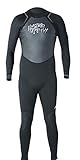 Hyperflex Access Men’s and Women’s Full Body 3mm Backzip Wetsuit - Warm 4-Way Stretch Neoprene - Adjustable Collar and Flat Lock Construction - High Performance 50+ UV SHIELD