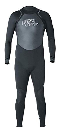 Hyperflex Access Men’s and Women’s Full Body 3mm Backzip Wetsuit - Warm 4-Way Stretch Neoprene - Adjustable Collar and Flat Lock Construction - High Performance 50+ UV SHIELD