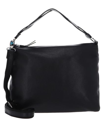 Sac bandoulière Gabs Calliope L Nero en cuir noir spacieux pour femme