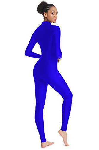 Image of Adult High Neck Long Sleeve Dance Unitard for Women Bodysuits