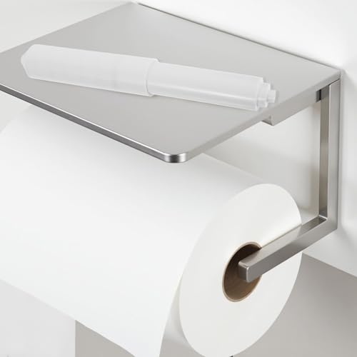 Varilla de resorte para soporte de papel higiénico SHINEOFI de plástico blanco pack de 4 unidades 7