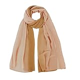 💕【Material de alta calidad】: la gasa es un material de poliéster, esta bufanda de gasa para mujer está hecha de 100 % poliéster, suave y ligera, cómoda de llevar. Las bufandas lavables a mano pueden prolongar su vida.