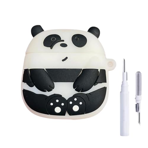 Image of YODI Case Cover for Airpods Pro|Pro 2|Airpods Pro 3|Airpods 4 Pouch, Silicone Cases with Cleaner Kit 360 Drop Protection,Shock-Resistant ((White Bear), Airpods 3 (2022))