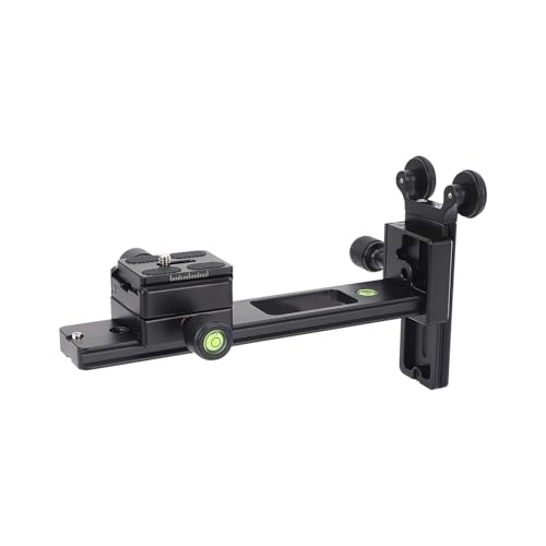 Soporte de teleobjetivo L200 Naroote para cámara SLR con zapata de liberación rápida en aluminio negro 2