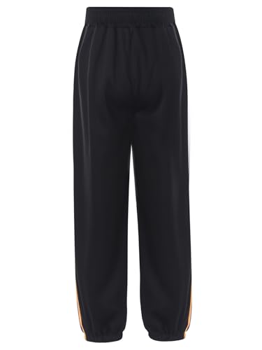 Kids Boys Side Split Button Post Surgery Pants Patchwork Sport Basketball Workout Trousers Jogging Sweatpants4