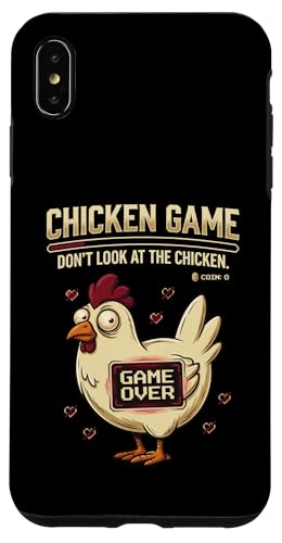 Chicken Game Don't Look At The Chicken Funny Gamer Pixel Art �X�}�z�P�[�X iPhone XS Max �p