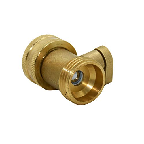 Accessori di giunzione per tubi flessibili Tap da giardino Femmina da 3/4 a 3/4 Valvola di irrigazione in ottone maschile Valvola di irrigazione 1-modo Mobile in metallo Connettori for tubi for acqua