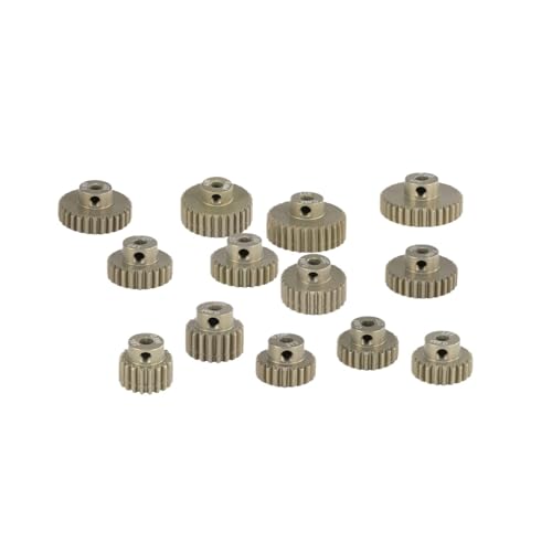 Pignon en métal M0.6 pour moteur de voiture RC 1/10 7075 alliage en aluminium lot de 3 pièces