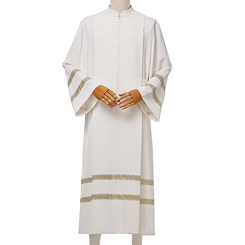 BLESSUME Clergy ALB Church Worship ALB Concelebration Vestments Robe2