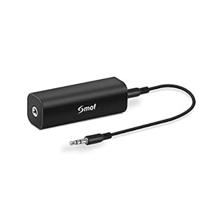 Smof Ground Loop Noise Isolator for Car Audio/Home Stereo System (Eliminate The Buzzing Noise Completely) with 3.5mm…