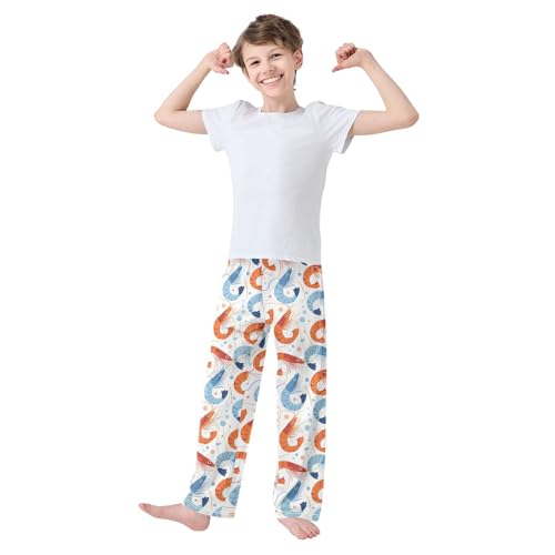Vdsrup Cartoon Shrimps Pajama Pants Pajama Bottoms Soft Sleep Pjs Lounge Pants S3