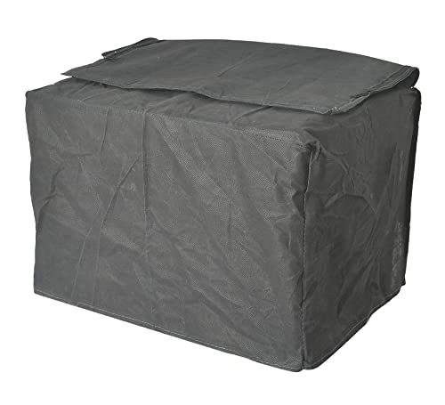 Kuber Industries Velvet Flower Printed Microwave Oven Cover, Dustproof Machine Protector Cover,20 LTR. (Black)-HS43KUBMART26064, Standard