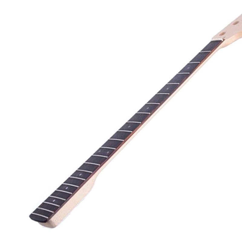 Tige treillis et érable mat pour ce manche guitare basse électrique 4 cordes robuste