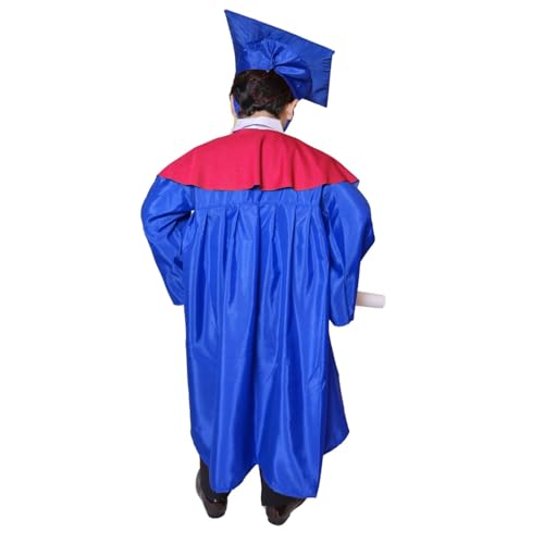 Image of Kaku Fancy Dresses Graduation Gown With Hat & Stole /Scarf | Degree Costume For Convocation Dress For Boys & Girls