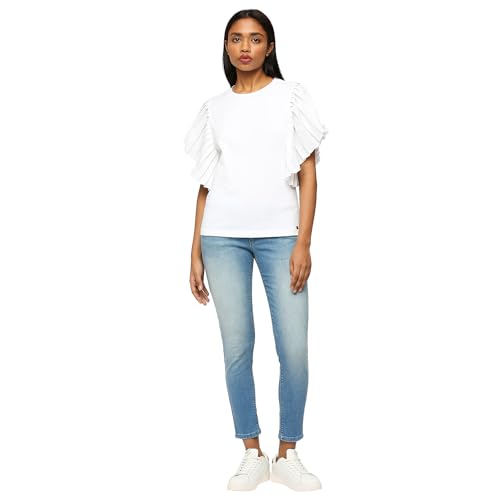 Image of Pepe Jeans Women's Cotton Regular Fit T-Shirt