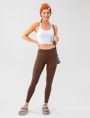 Lavento Women's All Day Soft Yoga Leggings 23"/ 25"/ 28" - No Front Seam Workout Active Legging for Woman