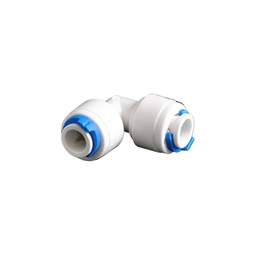 5pc 1/4" OD Tube RO Water Reverse Osmosis Aquarium System Union Elbow Connector Fitting