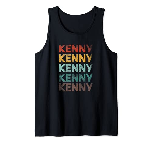 First Name Kenny Vintage 80s Style Tank Top