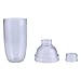Shaker Bottle 700cc Cocktail Great Anti-leakage Transparent Milk Tea Drink PC Shaking Container Tool with Comfortable Grip for Home Use