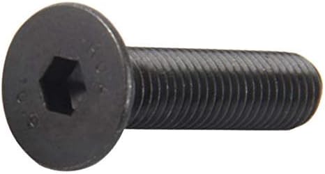 ORANXIN M6 x 25mm 50 Pcs Countersunk Bolts Grade 10.9 Carbon Steel Hex Socket Cap Screw Flat Head Allen Bolts Machine Screws Fasteners