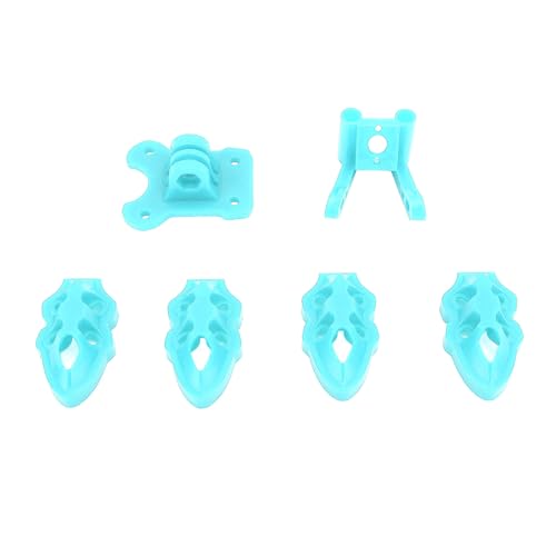 Kit de Base de montaje de antena de cámara, Base de Motor de cuadricóptero RC FPV, ligero y duradero para marco de Dron cuadricóptero de 5 a 10 pulgadas, impreso en 3D (Azul)