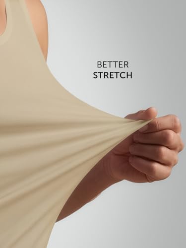 Image of XYXX Men's Cotton Square Neck Seamless Vest | Invisible Vest for Man, Seamless Inner for Men