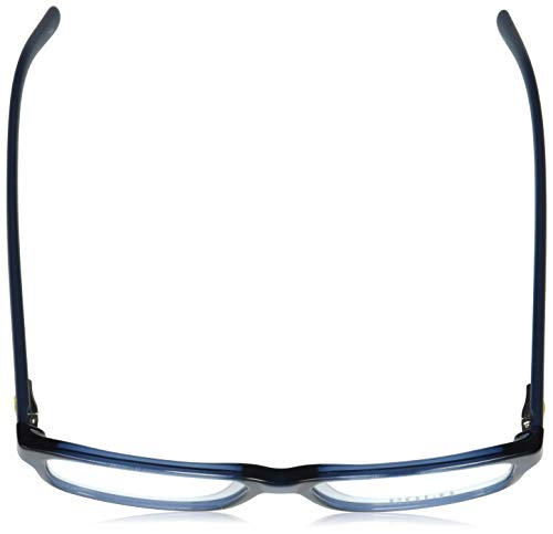 Polo Ralph Lauren Men's Ph2117 Rectangular Prescription Eyewear Frames, Shiny Transparent Blue/Demo Lens, 54 Mm #TOP3