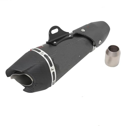 Tuyau d'échappement universel moto GP silencieux noir pour Ninja 250 MT07 Z900