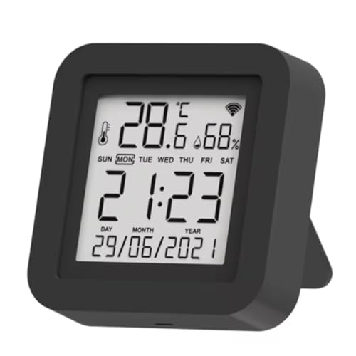 Controle Remoto Inteligente IR com Sensor de Temperatura e Umidade, Compatível com Alexa e Google As