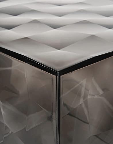 Kartell Optic cube meuble rangement transparent fumé design - 5