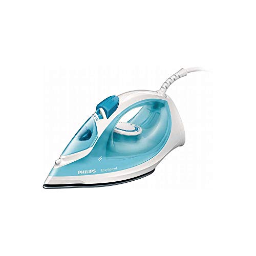 PHILIPS Plastic Steam Iron Gc1028/20 2000 Watts, From World'S No.1 Ironing Brand*, Golden Non-Stick Soleplate, Steam Rate Of Up To 25 G/Min, Drip Stop...