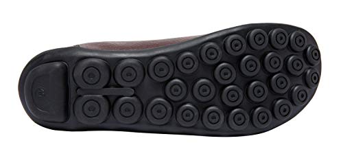 Image of Women's Slip-On Loafers, Comfortable Leather Walking Flats with Memory Foam Insole, Anti-Slip Casual Shoes for Work Office Driving